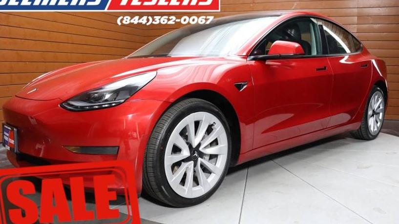 TESLA MODEL 3 2021 5YJ3E1EB9MF054693 image